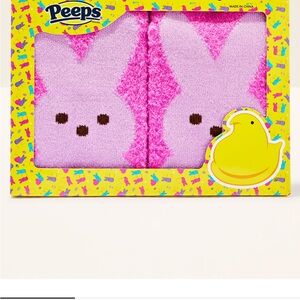 Bath and Body Works Peeps Pink Bunny Socks